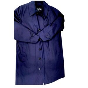 VTG USA English Squire Raincoat Mens 42L Cambridge Original Overcoat Long Coat